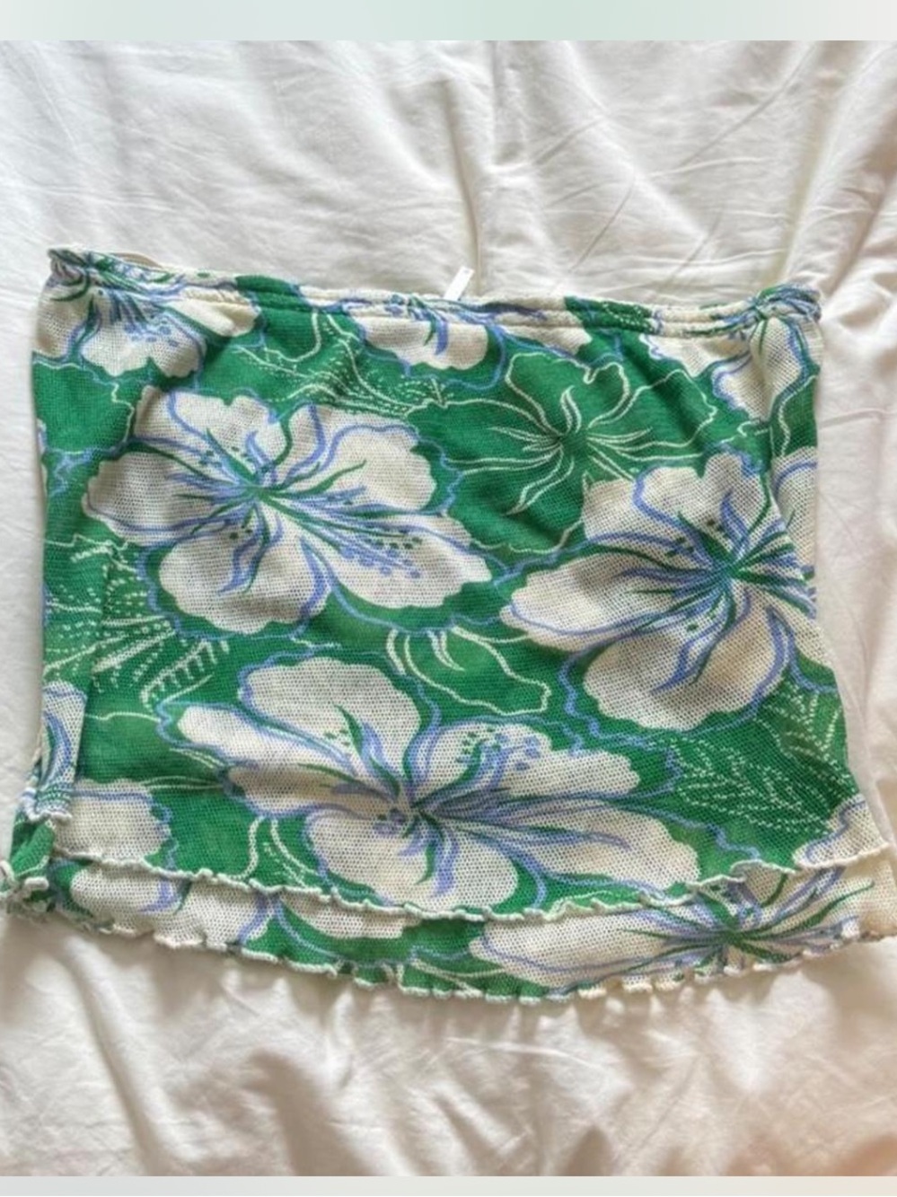 Free People Floral Tube Top